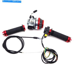Carburetor Y+GAtB^[+XbgnhObv+P[u+2Xg[N~j[g̃LXgbvXCb` Carb+Air Filter+Throttle Hand Grips+Cable+Kill Stop Switch For 2 Stroke Minimoto