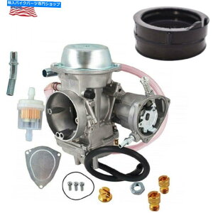 Carburetor 2004N2007NɋzC}jz[hu[cLu^[}nRhino 660 YXR660 Carburetor with Intake Manifold Boot for 2004-2007 Yamaha Rhino 660 YXR660