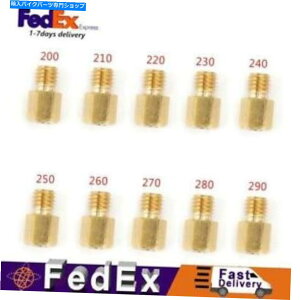Carburetor 10pcs hex型ミクニのメインジェットvm/tm/tmxキャブレター200-290 220 250 S3 10PCS Hex Type Main Jets For MIKUNI VM/TM/TMX Carburetor 200-290 220 250 S3