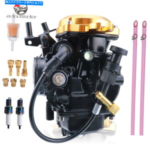 Carburetor Lu^[tBbgn[[frbh\CV40X[p[OCh27031-95 27035-92A 27206-93Lbg Carburetor Fits Harley Davidson CV40 Super Glide 27031-95 27035-92A 27206-93 Kit
