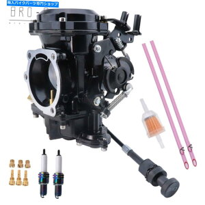 Carburetor CV 40mm�L���u���^�[�u���b�N�n�[���[�_�r�b�h�\���w���e�[�W�\�t�g�A�C���_�C�iFXR���[���C�_�[ CV 40mm Carburetor Black For Harley-Davidson Heritage Softail Dyna FXR Low Rider�y���s�A���i�z