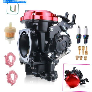 Carburetor VbhgbvJo[Lu^[tBbgn[[CV40X|[cX^[883 1200 XL883 XLH1200 New Red Top Cover Carburetor Fits Harley CV40 Sportster 883 1200 XL883 XLH1200