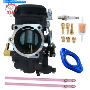 Carburetor CV40mmLu^[u[Ce[N}jz[hn[[_rbh\X|[cX^[883 1200 CV40mm Carburetor & Blue Intake Manifold For Harley-Davidson Sportster 883 1200