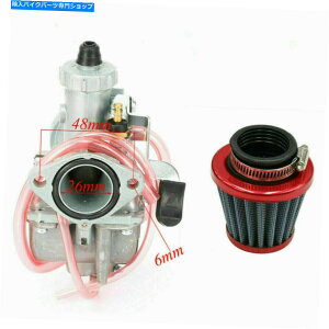 Carburetor VM22 26mm�L���u���^�[ + 110cc�̃G�A�t�B���^�[125cc 140cc�_�[�g�o�C�NRFZ�A�|��SSR VM22 26mm Carburetor + Air Filter For 110cc 125cc 140cc Dirt Bike RFZ Apollo SSR�y���s�A���i�z