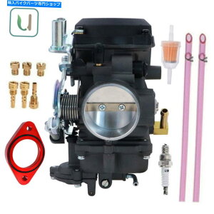 Carburetor CV40mmn[[frbh\\tgACc[OLu^[ /Ce[N}jz[hu[cbh Fit CV40mm Harley Davidson Softail Touring Carburetor /Intake Manifold Boot Red