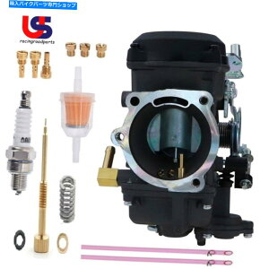 Carburetor �n�[���[�f�C�r�b�h�\���X�|�[�c�X�^�[CV 40mm 27490-04�̃L���u���^�[�ƃA�C�h�������l�W Carburetor & Idle Mixture Screw For Harley Davidson Sportster CV 40mm 27490-04