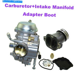Carburetor |XX|[c}700 2002-2006 ATVp̃Lu^[Ce[N}jz[hA_v^[u[c Carburetor Intake Manifold Adapter Boot For Polaris Sportsman 700 2002-2006 ATV