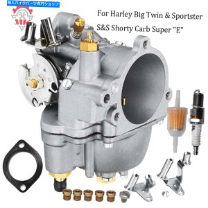 Carburetor 11-0420X[p[ELu^[}jz[hu[cn[[X|[cX^[SSV[eB[ 11-0420 Super E Carburetor & Manifold Boot for Harley Sportster S&S Shorty