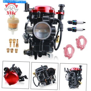 Carburetor CV40ԂJo[Lu^[tBbgn[[\tgAC_CiFXR჉C_[CV40mm new CV40 Red Cover Carburetor Fits Harley Softail Dyna FXR Low Rider CV40mm New
