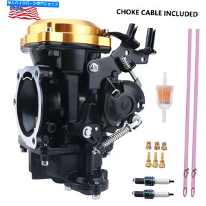 Carburetor n[[frbh\X|[cX^[1200 883 XLH1200 XL883 CVp`[NP[uƃLu^[ Choke Cable & Carburetor For Harley Davidson Sportster 1200 883 XLH1200 XL883 CV