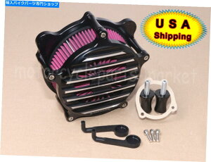 Air Filter n[[_CiXg[g{ucA[\tgAOt@bg{[CpXgCvGAN[i[bhtB^[ Stripe Air Cleaner Red Filter for Harley Dyna Street Bob Touring Softail Fatboy