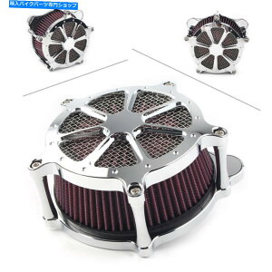 Air Filter n[[cA[gbN2008-2016 Chrome USpCNCGAN[i[zCtB^[Zbg CNC Air Cleaner Intake Filter Set For Harley Touring Trike 2008-2016 Chrome US