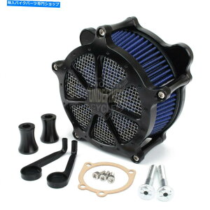 Air Filter n[[[hLOGNgOCh_Ci\tgAC̃ubNGAN[i[zCtB^[ Black Air Cleaner Intake Filter For Harley Road King Electra Glide Dyna Softail
