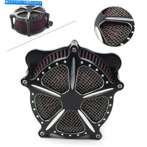 Air Filter n[[c[O[hLOOCh2008-2016CNCGAtB^[N[i[zCLbg CNC Air Filter Cleaner Intake Kit For Harley Touring Road King Glide 2008-2016