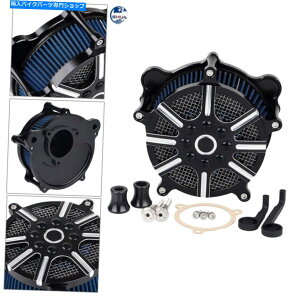 Air Filter CNCJbgGAN[i[n[[M8\tgACXFLSL 107 18-21p̐zCtB^[ CNC Cut Air Cleaner Blue Intake Filter For Harley M8 Softail Slim FLSL 107 18-21