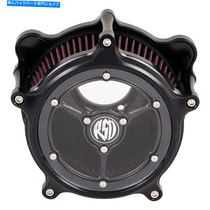 Air Filter n[[\tg[t@bg{[Cwe[W93-15̃ubNGAN[i[zCtB^[VXe Black Air Cleaner Intake Filter System For Harley Softail Fat Boy Heritage 93-15