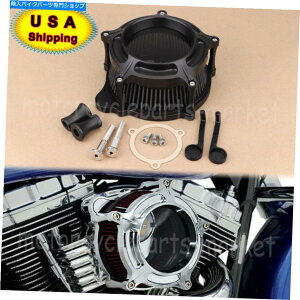 Air Filter n[[cA[Xg[gOCh[hLÔ߂̃GAN[i[ubNCe[NtB^[08-16 Air Cleaner Black Intake Filter for Harley Touring Street Glide Road King 08-16