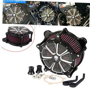 Air Filter �n�[���[���[�h�L���O�X�g���[�g�O���C�h�\�t�g�A�C���p�̃X�J���G�A�N���[�i�[�ԋz�C�t�B���^�[ Skull Air Cleaner Red Intake Filter for Harley Road King Street Glide Softail�y���s�A���i�z