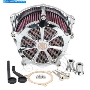 Air Filter n[[GNgOCht@bg{[CuCNAEgp̃NCNCGAN[i[zCtB^[ Chrome CNC Air Cleaner Intake Filter For Harley Electra Glide Fat Boy Breakout