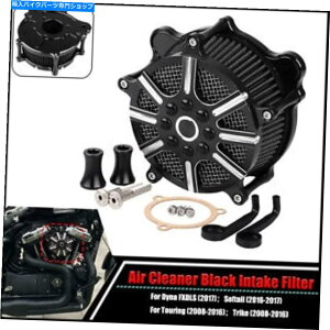 Air Filter n[[c[O[hOCh\tgACFLS US̃ubNGAN[i[zCtB^[Lbg Black Air Cleaner Intake Filter Kit For Harley Touring Road Glide Softail FLS US