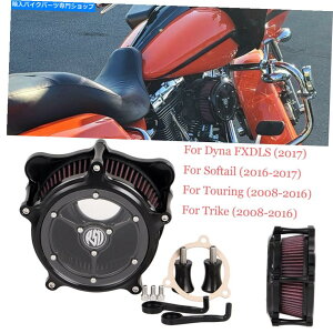 Air Filter n[[c[OgCN[hLÔ߂̃GAN[i[Ce[NtB^[VXeLbg08-16 09 Air Cleaner Intake Filter System KIt For Harley Touring Trike Road King 08-16 09
