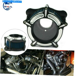 Air Filter CNCJbgn[[c[O[hOChFLTR DYNAp̃NAGAN[i[zCtB^[ CNC Cut Clear Air Cleaner Intake Filter For Harley Touring Road Glide FLTR Dyna