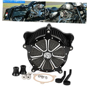 Air Filter RSDubNGAN[i[Ce[NtB^[n[[GNgOChWFLHTɓKĂ܂ RSD Black Air Cleaner Intake Filter Fit For Harley Electra Glide Standard FLHT