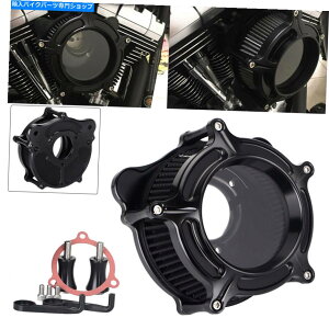 Air Filter n[[c[OOChFLH 2008-2016ɓKNAubNGAN[i[zCtB^[tB^[tB^[ Clear Black Air Cleaner Intake Filter Fit For Harley Touring Glide FLH 2008-2016