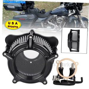 Air Filter n[[cA[[hOChflhx flhtk us for HarleỹubNGAN[i[O[Ce[NtB^[ Black Air Cleaner Grey Intake Filter For Harley Touring Road Glide FLHX FLHTK US