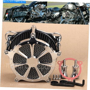 Air Filter n[[cA[FLTR FLHX FLHR FLHT TRIKE 2008-2016pNGAN[i[tB^[tB^[ Chrome Air Cleaner Filter For Harley Touring FLTR FLHX FLHR FLHT Trike 2008-2016