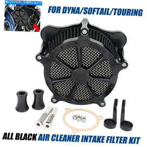 Air Filter n[[ubNGAN[i[zCtB^[cA[[hOChFLTR\tgAC_Ci For Harley Black Air Cleaner Intake Filter Touring Road Glide FLTR Softail Dyna