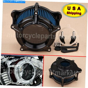 Air Filter n[[cA[[hLOgCOCh2017-2021pGAN[i[u[zCtB^[ Air Cleaner Blue Intake Filter For Harley Touring Road King Tri Glide 2017-2021