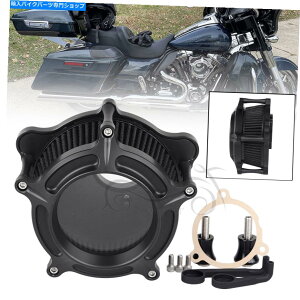 Air Filter n[[gCOChEgflhtcutgpGAN[i[ubNCe[NtB^[VXeLbg Air Cleaner Black Intake Filter System Kit For Harley Tri Glide Ultra FLHTCUTG