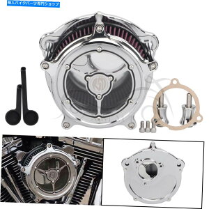 Air Filter n[[GNg[hOCh\tgACFXST FLSL̃NGAN[i[zCtB^[ Chrome Air Cleaner Intake Filter For Harley Electra Road Glide Softail FXST FLSL