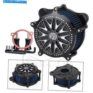 Air Filter n[[pubNGAN[i[Ce[NtB^[Lbg08-2016GNgXg[gOChFLHR Black Air Cleaner Intake Filter Kit For Harley 08-2016 Electra Street Glide FLHR