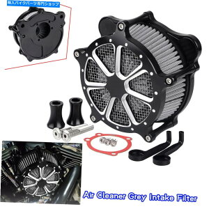 Air Filter n[[_CiGNg[hOCh\tgACFXSTS̃GAN[i[O[Ce[NtB^[ Air Cleaner Grey Intake Filter For Harley Dyna Electra Road Glide Softail FXSTS