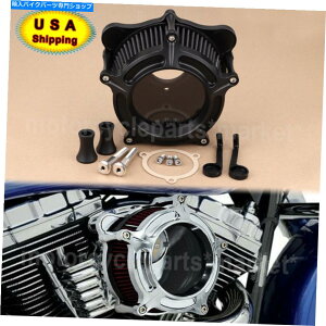 Air Filter n[[gCGNg[hOChFLTRp̃NeBGAN[i[ubNCe[NtB^[ Clarity Air Cleaner Black Intake Filter For Harley Tri Electra Road Glide FLTR