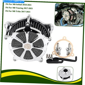 Air Filter RSDNGAN[i[n[[[hLOXg[g{uOChpubNCe[NtB^[ RSD Chrome Air Cleaner Black Intake Filter For Harley Road King Street Bob Glide