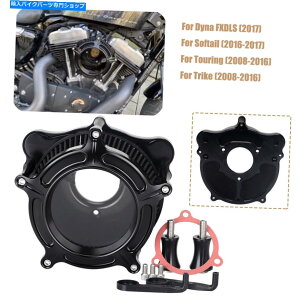 Air Filter n[[c[O[hOCh\tgACXFL̃GAN[i[ubNCe[NtB^[ Air Cleaner Black Intake Filter For Harley Touring Road Glide Softail Slim FLS