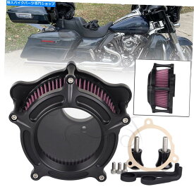 Air Filter ハーレーエレクトラグライドソフトアイルロードキングフルー用エアクリーナー赤吸気フィルター Air Cleaner Red Intake Filter For Harley Electra Glide Softail Road King FLHR