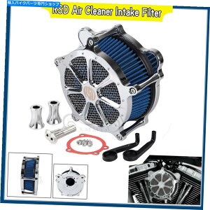 Air Filter RSD�G�A�N���[�i�[�n�[���[�_�C�i�\�t�g�A�C�����[�h�L���OFLSTN FLTR�p�̐��z�C�t�B���^�[ RSD Air Cleaner Blue Intake Filter For Harley Dyna Softail Road King FLSTN FLTR�y���s�A���i�z
