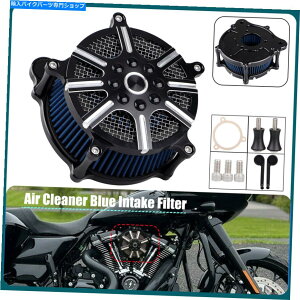 Air Filter n[[GNgOChEg~ebhɃtBbgGAN[i[zCtB^[VXeLbg Air Cleaner Intake Filter System Kit Fit For Harley Electra Glide Ultra Limited