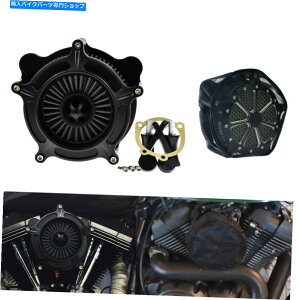 Air Filter ubNGAN[i[^[rzCtB^[C\bJ[tBbgn[[c[O00-07 Black Air Cleaner Turbine Intake Filter Rain Socker Fit For Harley Touring 00-07