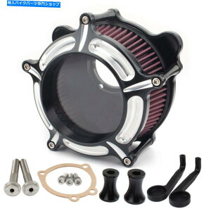 Air Filter n[[_Cic[O[hOCh\tgACp̃NAGAN[i[ubNCe[NtB^[ Clear Air Cleaner Black Intake Filter for Harley Dyna Touring Road Glide Softail