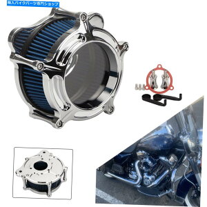 Air Filter n[[gCOChEgNVbNflhtcutgpGAN[i[u[Ce[NtB^[Lbg Air Cleaner Blue Intake Filter Kit For Harley Tri Glide Ultra Classic FLHTCUTG