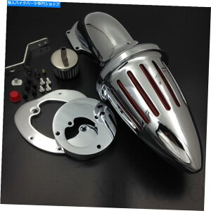 Air Filter X. Honda VTX1300 1986-2012p̒eۃGAN[i[zCtB^[LbgLbg X. Bullet Air Cleaner Intake Filter Kit Chromed For Honda Vtx1300 1986-2012