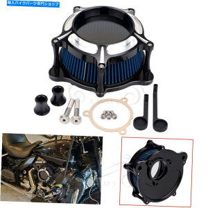 Air Filter n[[gCOChwe[WNVbNpGAN[i[u[Ce[NtB^[VXeLbg Air Cleaner Blue Intake Filter System Kit For Harley Tri Glide Heritage Classic