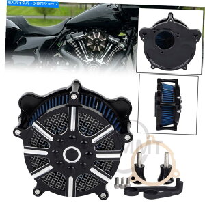 Air Filter n[[X|[cOCh\tgAC2018-2021pGAN[i[u[Ce[NtB^[VXe Air Cleaner Blue Intake Filter System For Harley Sport Glide Softail 2018-2021