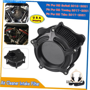 Air Filter n[[\tgAbg{[C[hLOXg[gOChtNX̃GAN[i[zCtB^[tB^[ Air Cleaner Intake Filter For Harley Softail Fat Boy Road King Street Glide FLHX