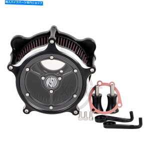 Air Filter n[[_Cî߂̃RgXgJbgGAN[i[tB^[93-16iCggCXg[gOCh Contrast Cut Air Cleaner Filter For Harley Dyna 93-16 Night Train Street Glide